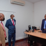 Ministro das Obras Públicas, Habitação e Recursos Hídricos, Carlos Mesquita, visita Sede do FIPAG