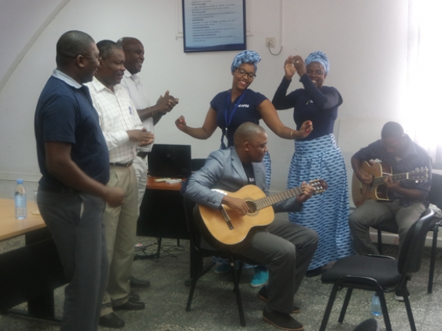 Visita ao Lar de Idosos Nossa Senhora dos Desamparados