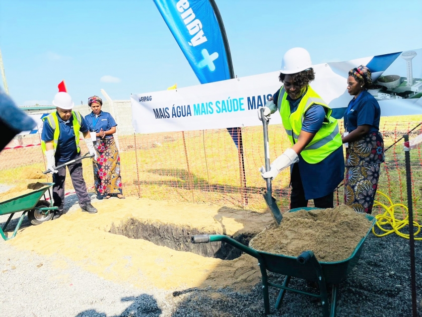 FIPAG Inicia a Construção do Centro Distribuidor de Água em Estoril